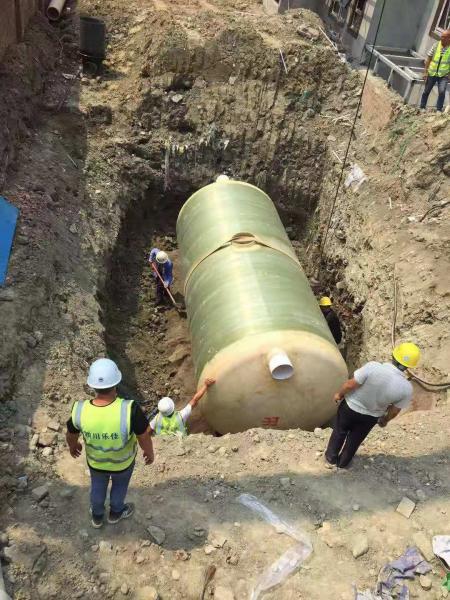 丽江南部县养猪场玻璃钢化粪池项目